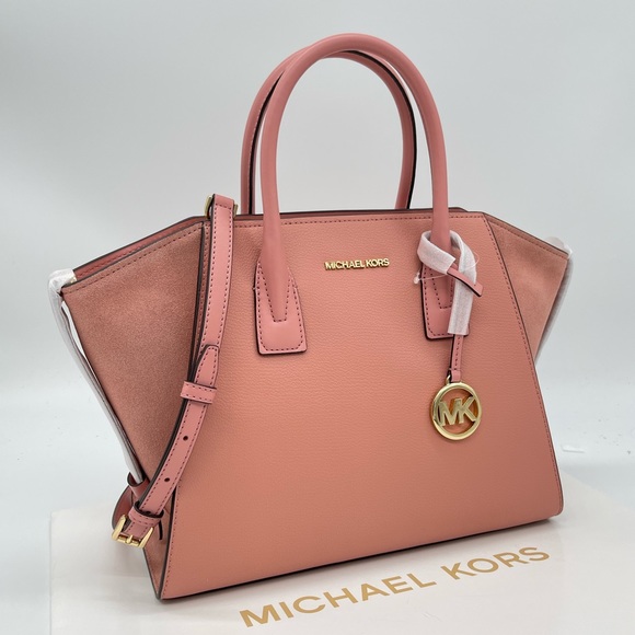 Michael Kors Large Avril Satchel Bag - Picture 4 of 11